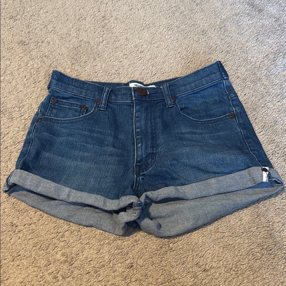 One by One teaspoon Harlets denim shorts
